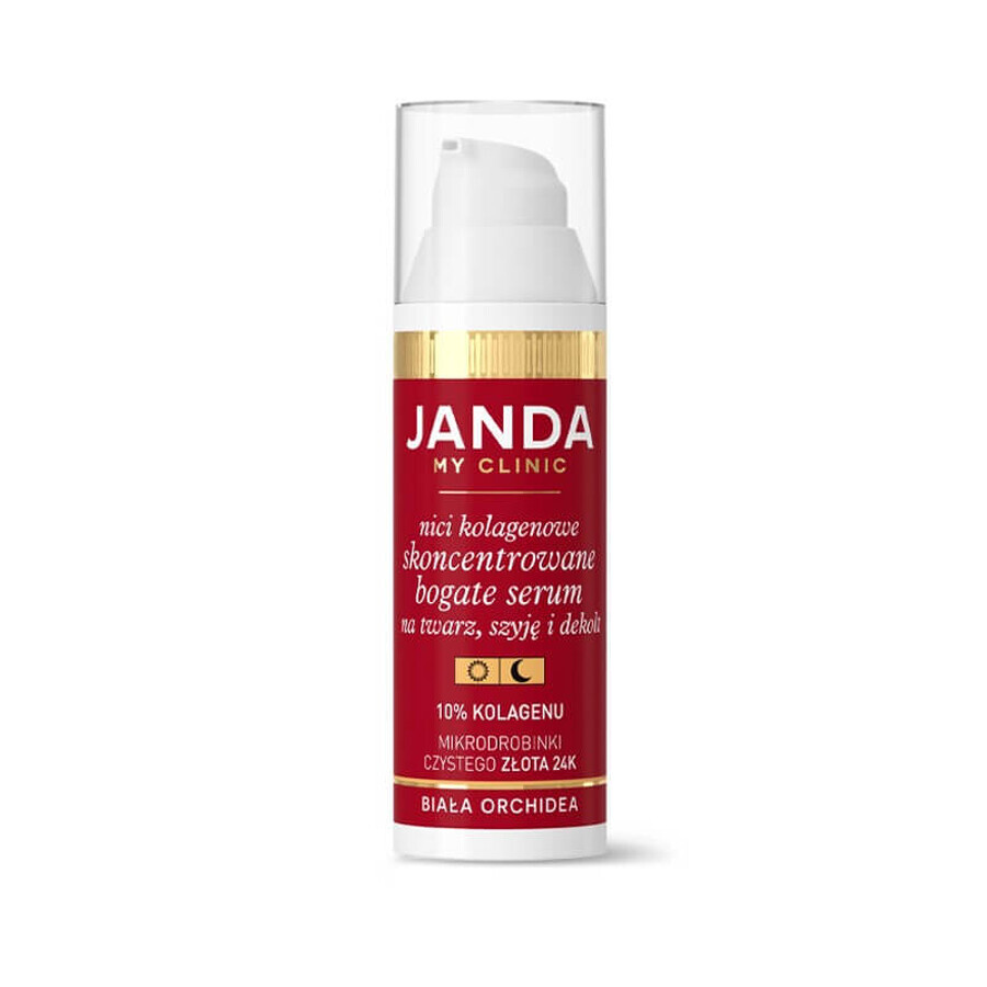 Janda My Clinic Collagen Threads, serum for face, neck, décolletage, 30 ml