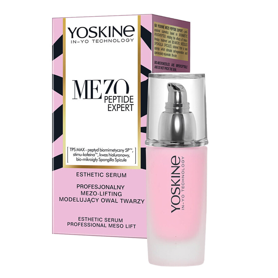 Yoskine Mezo Peptide Expert, ser de față pentru modelarea ovală, 30 ml