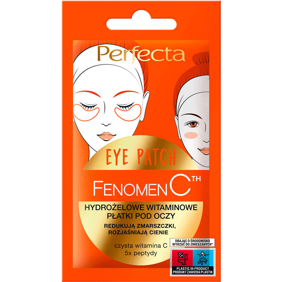 Perfecta Fenomen C, Hydrogel-Vitamin-Augenpflaster, 1 Paar