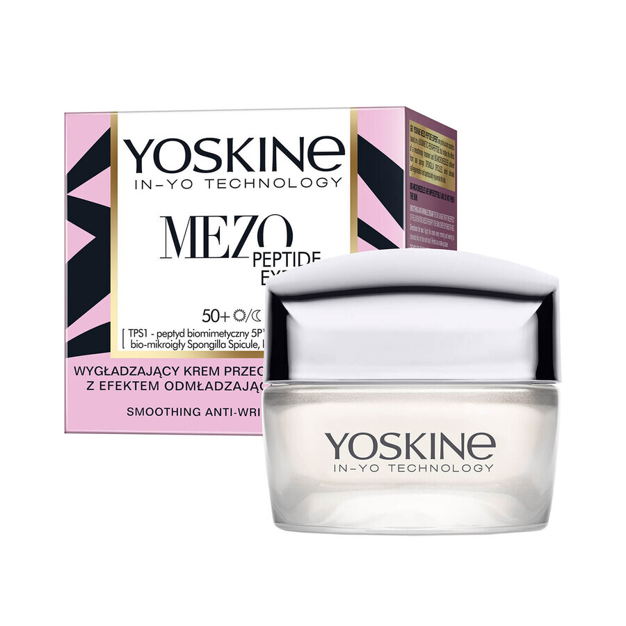 Yoskine Meso Peptide Expert 50+, gladmakende anti-rimpelcrème, 50 ml