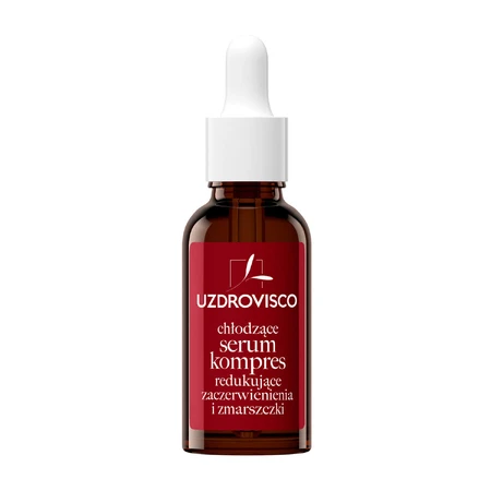 Uzdrovisco CICA Vascular, kühlende Serum-Kompresse zur Reduzierung von Rötungen und Falten Tag und Nacht, vaskuläre Haut, 30 ml