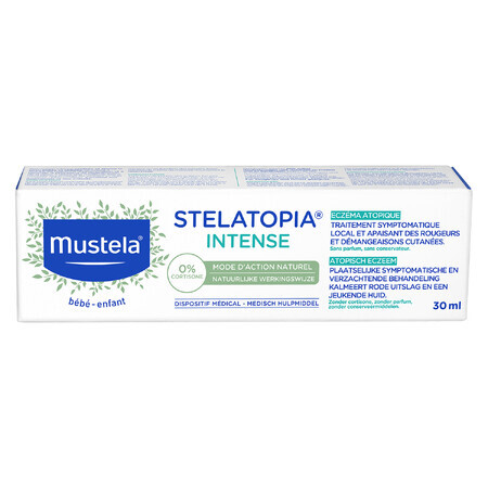 Mustela Stelatopia Intense, crema para eczemas y dermatitis atópica, a partir de 1 mes, 30 ml