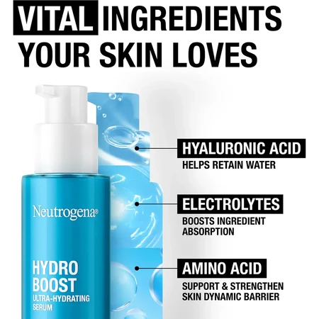 Neutrogena Hydro Boost, întăritor hidratant pentru față, 30 ml