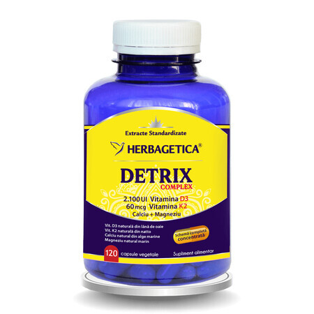 Detrix, 120 capsule vegetale, Herbagetica