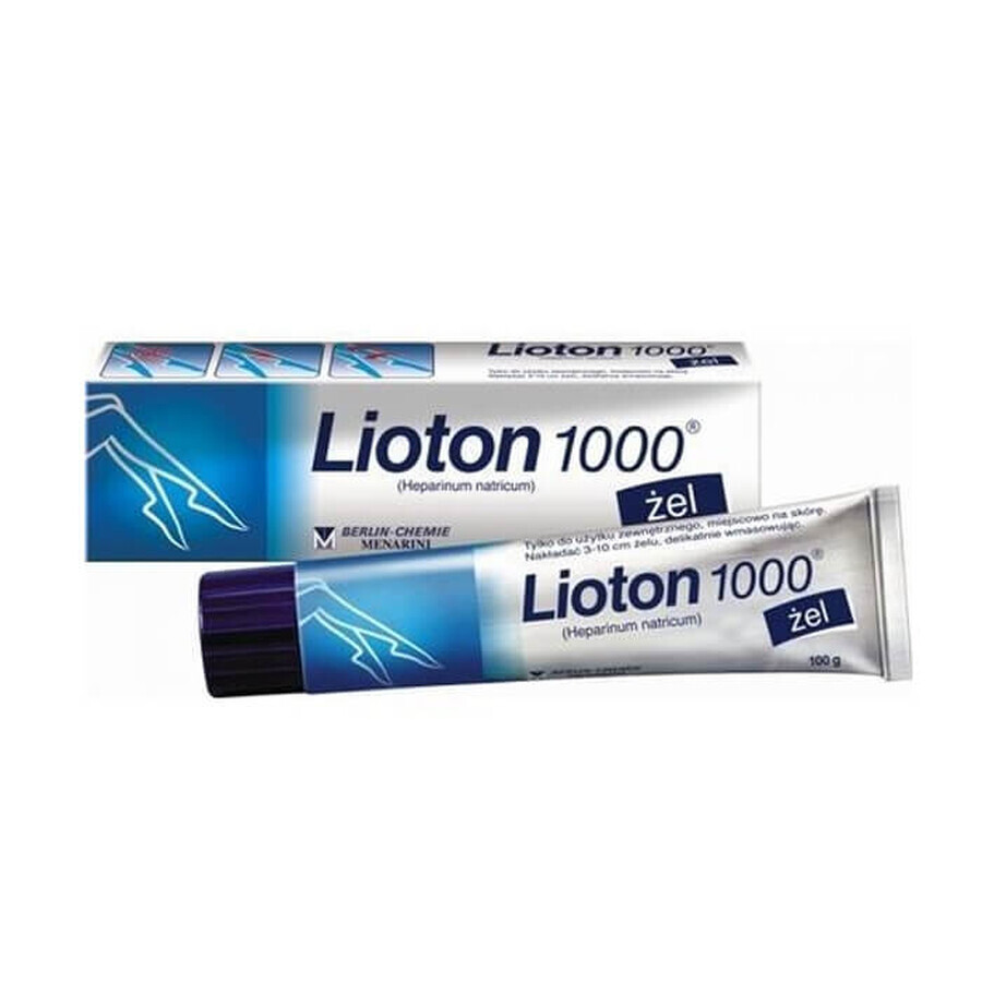 Lioton 1000 8.5 mg/g, gel, 100 g