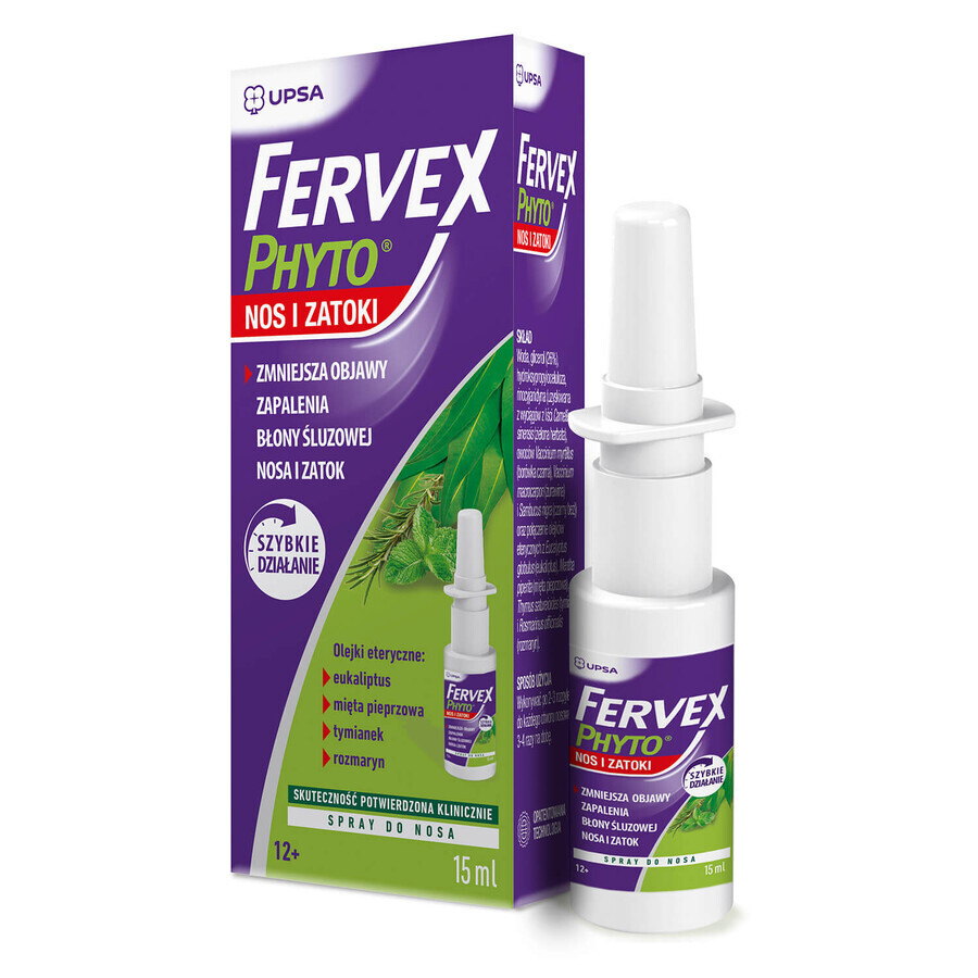 Fervex Phyto Nose and Sinuses, nasal spray, 15 ml