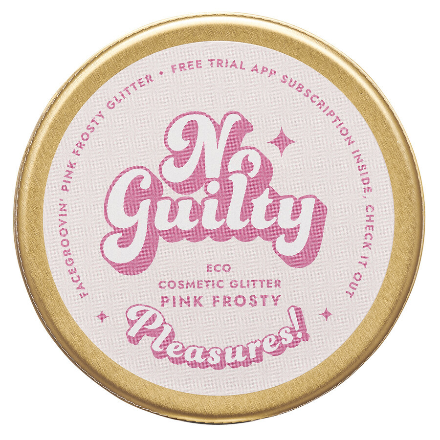 Ministry of Good Soap Facegroovin' Eco Glitter, biopurpurina para decoración corporal y facial, Pink Frosty, 10 g