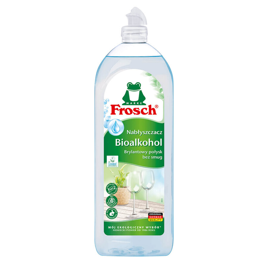 Frosch, spoelglansmiddel voor vaatwasmachines, op basis van bio-alcohol, 750 ml