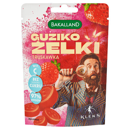 Bakalland Knopf Erdbeer-Gelee, Blüte, 34 g