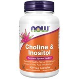 Now Foods Cholin &amp; Inositol, Cholin und Inositol, 100 Kapseln