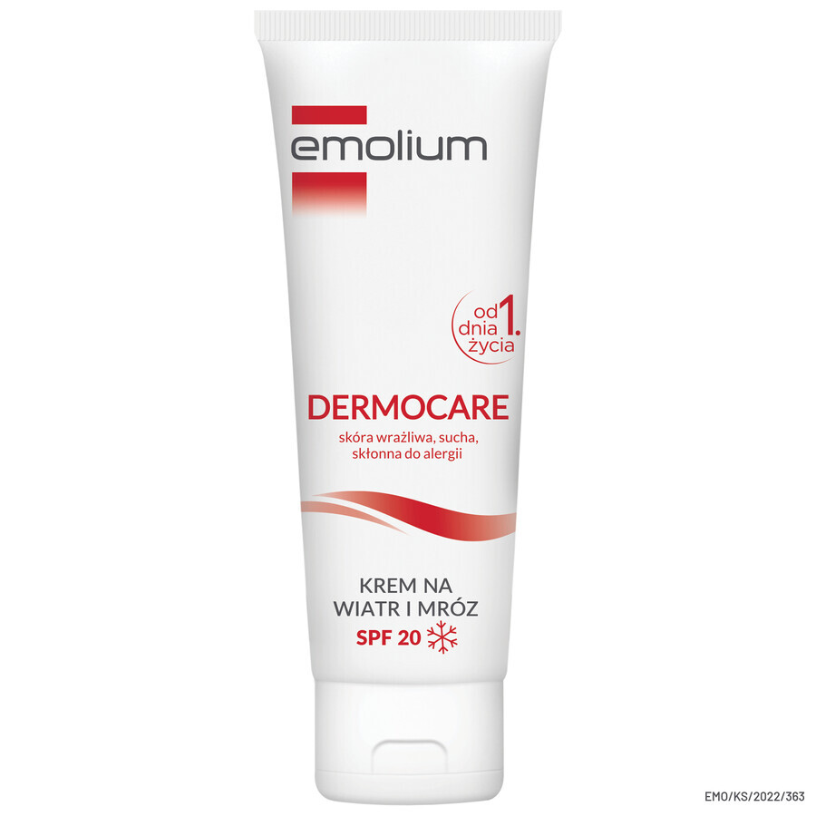 Emolium Dermocare Wind & Frost Cream Set From Day 1 SPF 20 2 x 75ml + Bath Emulsion 50ml Free