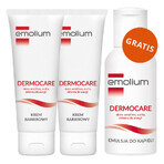 Set Emolium Dermocare, crema barrera, a partir de 3 años, 2 x 40 ml + emulsión de baño, 50 ml gratis