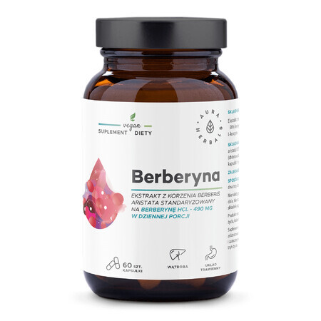 Aura Herbals Berberin 490 mg, 60 Kapseln