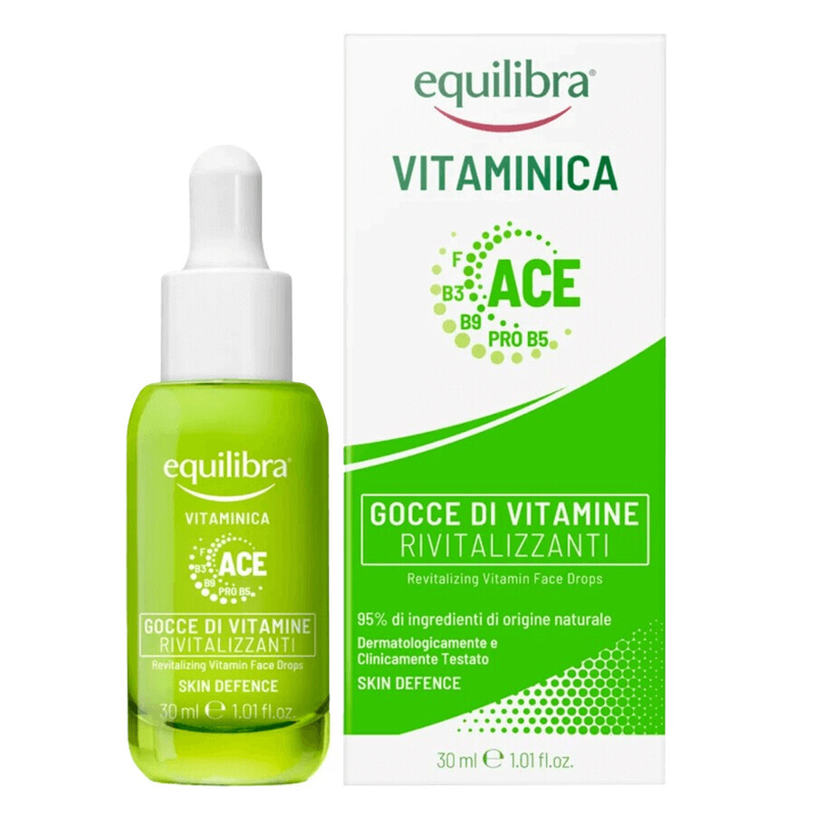 Equilibra Vitaminica, picături revitalizante pentru față, 30 ml