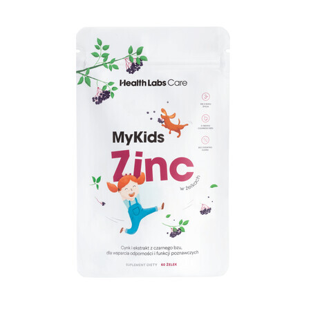 Health Labs MyKids Zinc, gelatine, 60 pezzi