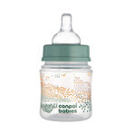 Canpol Babies EasyStart, Anti-Kolik, Weithalsflasche, Mountains, grün, 35/242, ab Geburt, 120 ml