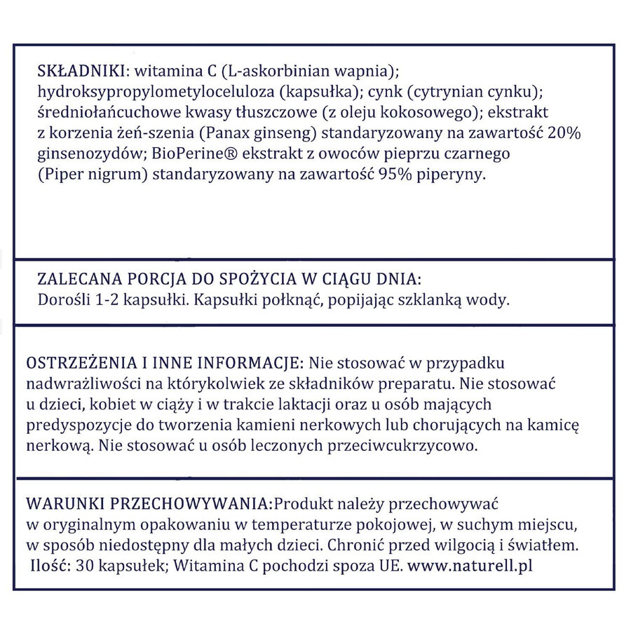 Naturell C 1000+, 90 capsules