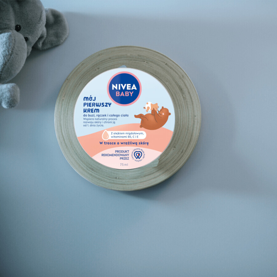 Nivea Baby My first cream, für Gesicht, Hände und Körper, ab dem 1. Lebenstag, 75 ml