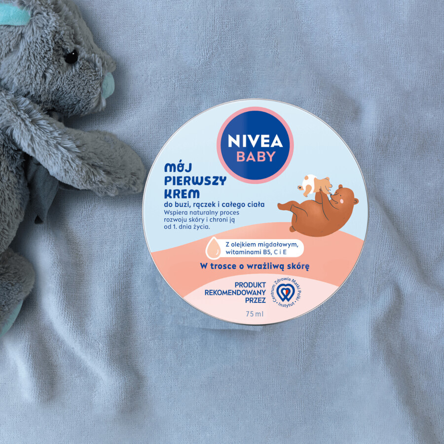 Nivea Baby My first cream, für Gesicht, Hände und Körper, ab dem 1. Lebenstag, 75 ml