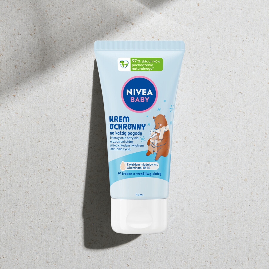 Nivea Baby, cremă de protecție pentru toate anotimpurile, din prima zi, 50 ml