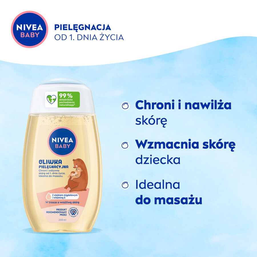 Nivea Baby, pflegendes Öl, vom ersten Lebenstag an, 200 ml