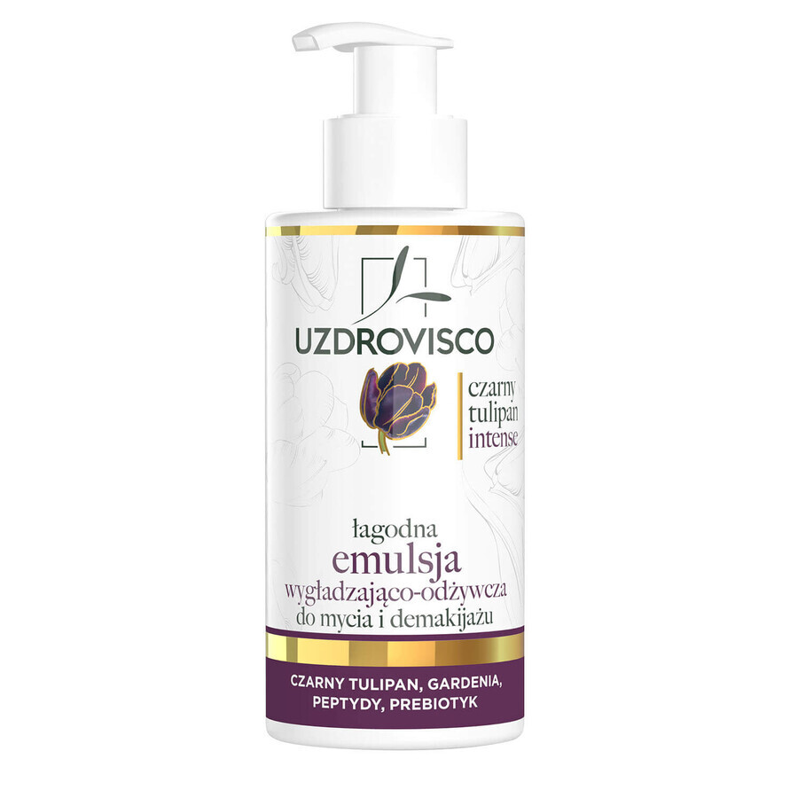 Uzdrovisco Black Tulip, facial wash and make-up removing emulsion, 150 ml