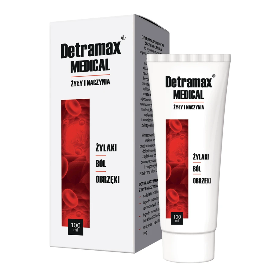 Detramax Medical Venas y Vascular, gel, 100 ml
