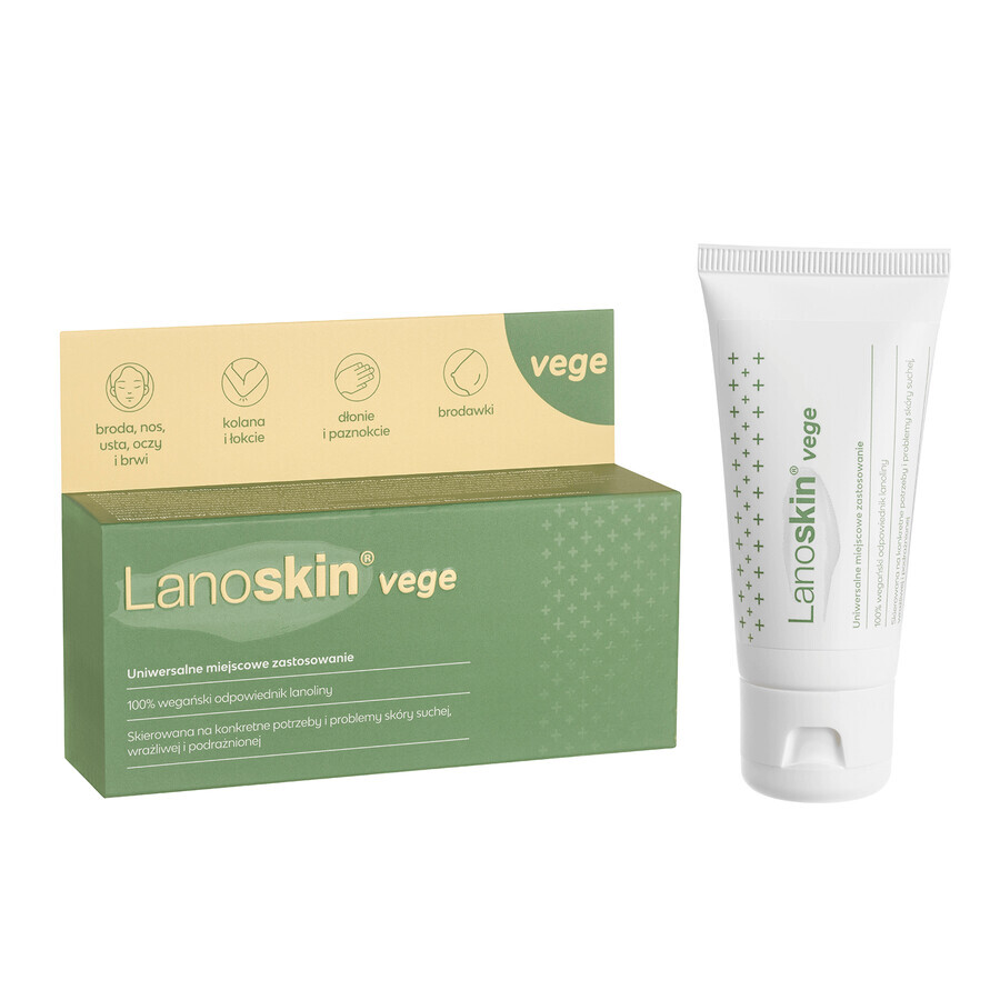 Lanoskin Vege, crème, veganistisch equivalent van lanoline, 30 g