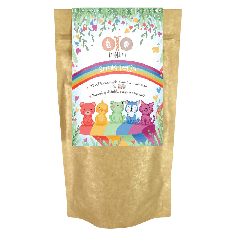 OtoLandia OTO Flavours of the Rainbow, frutta liofilizzata in bustine, 10 x 2 g