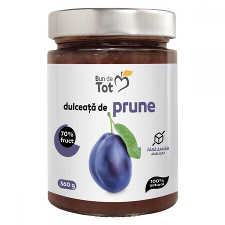 Dulceata de prune, fara zahar, 360g, Dacia Plant