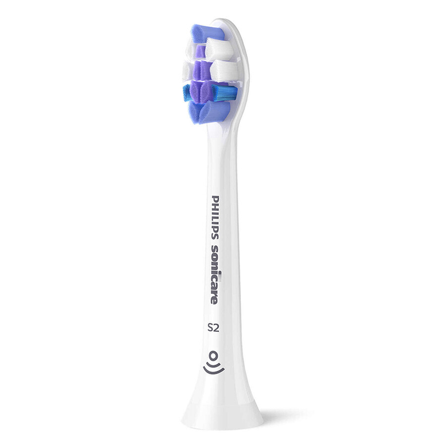 Philips, vârfuri de schimb pentru periuța de dinți sonică Sonicare S Sensitive, HX6052/10, 2 bucăți