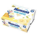 Humana Milk Minis Joghurt-Dessert mit Bananengeschmack, nach 6 Monaten, 4 x 100 g