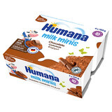 Humana Milk Minis Dessert, Schokoladenpudding, nach 10 Monaten, 4 x 100 g