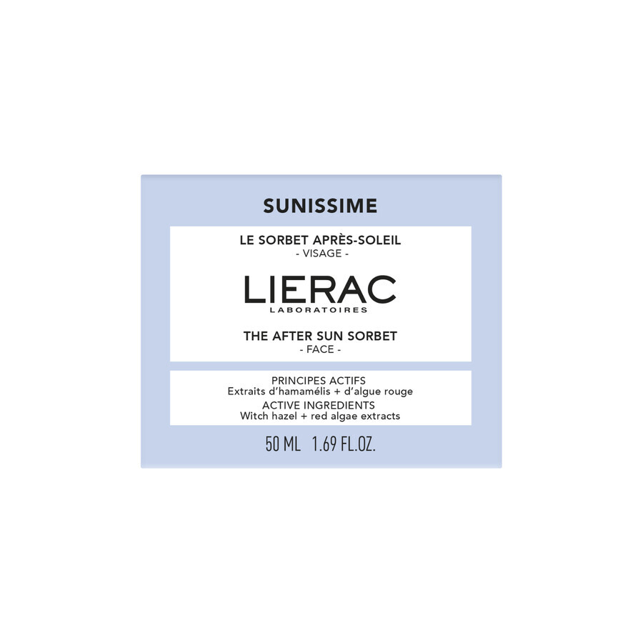 Lierac Sunissime, aftersun gezichtssorbet, 50 ml