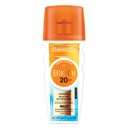 Bielenda Bikini, lotion solaire hydratante, résistante à l'eau, SPF 20, 175 ml