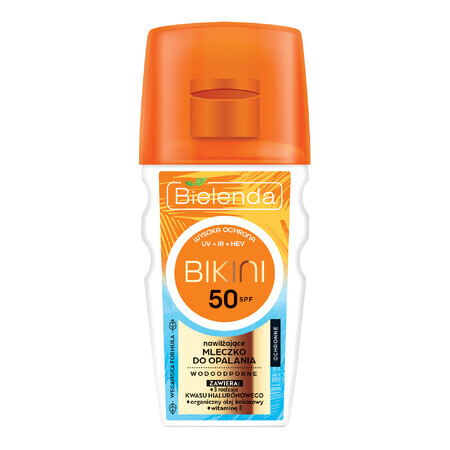 Bielenda Bikini, feuchtigkeitsspendende Sonnenlotion, wasserfest, SPF 50, 125 ml