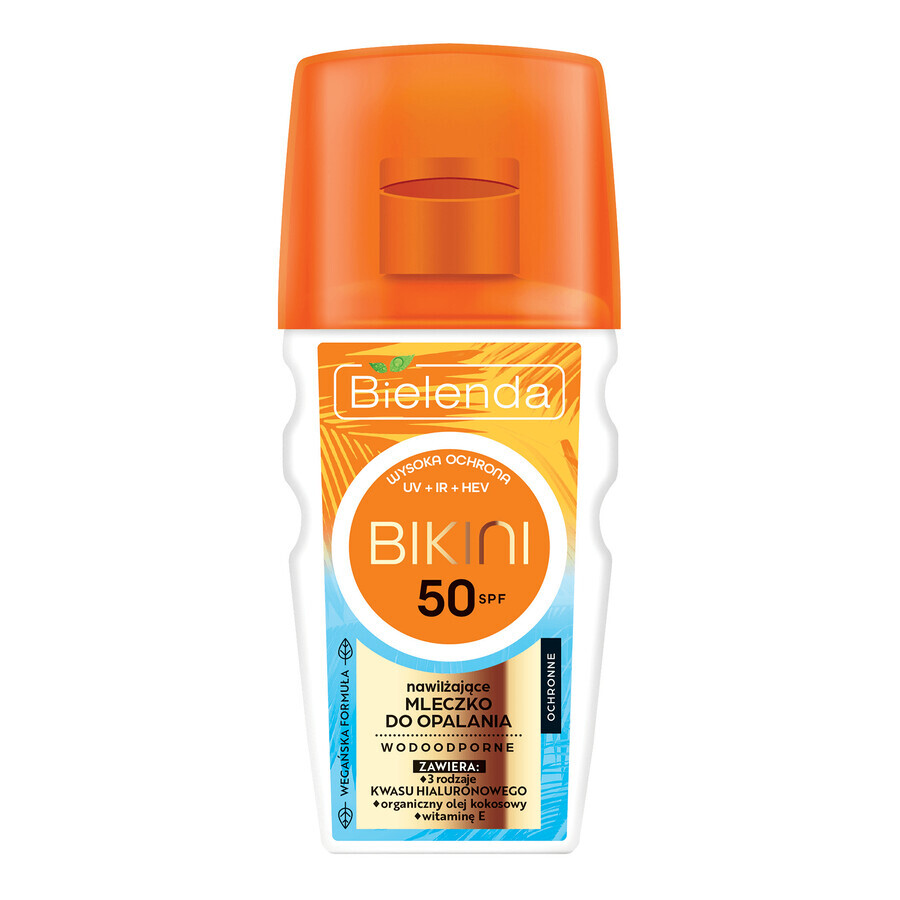 Bielenda Bikini, feuchtigkeitsspendende Sonnenlotion, wasserfest, SPF 50, 125 ml