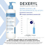 Dexeryl, crème émolliente pour peaux sèches, 500 g