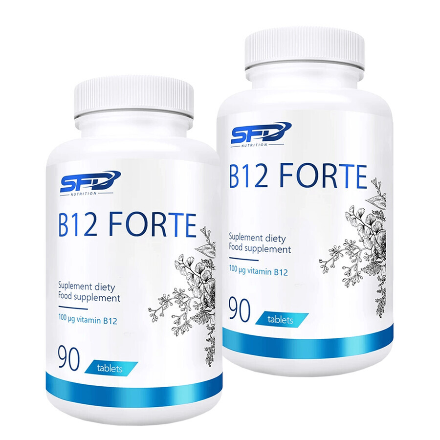 SFD B12 Forte Set, 2 x 90 Tabletten