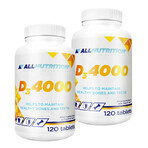 Allnutrition D3 4000 kit, Vitamin D 50 µg, 2 x 120 Tabletten