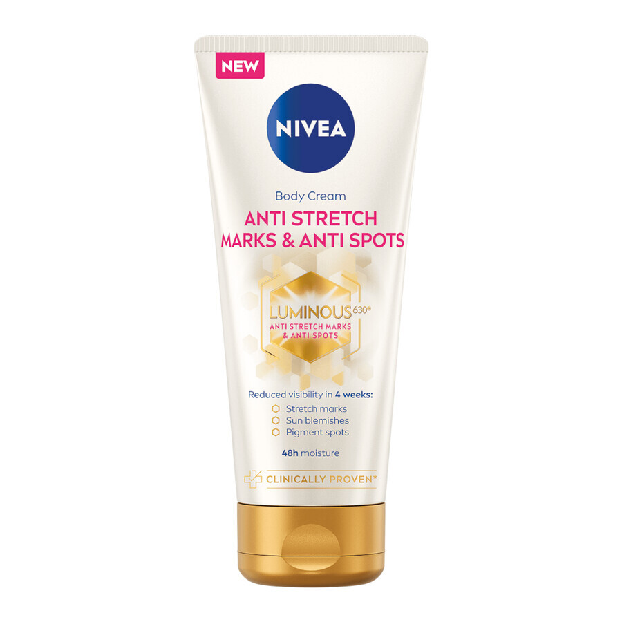 Nivea Luminous 630, Anti-Dehnungsstreifen-Körpercreme, 200 ml