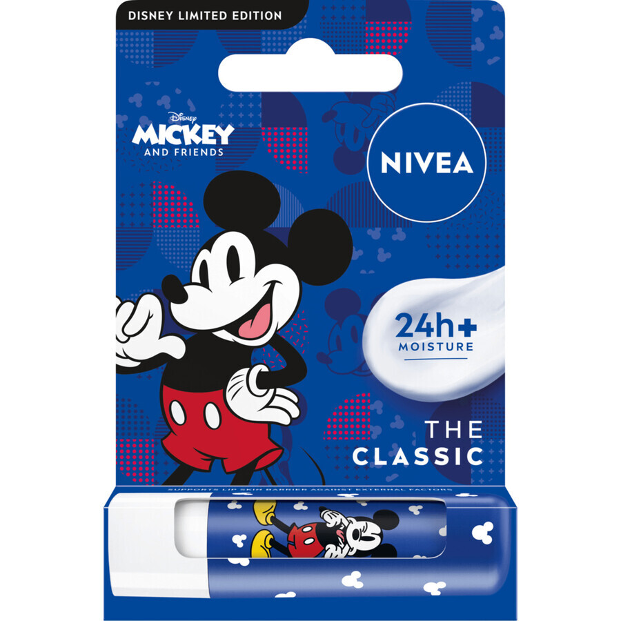 Nivea Mickey Mouse, ruj, îngrijire, The Original, 4.8 g