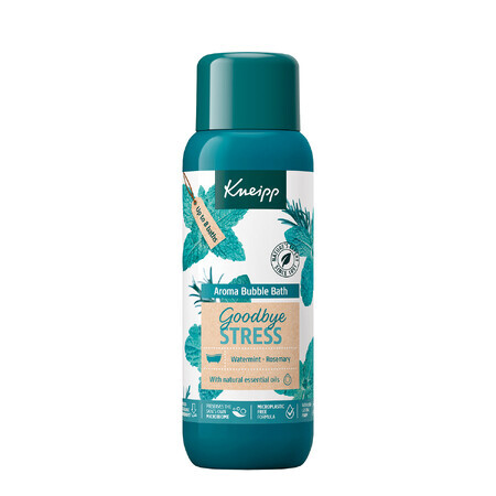 Kneipp Goodbye Stress, spumă de baie aromatică, rozmarin și mentă, 400 ml