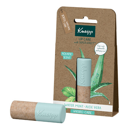 Kneipp Hydro Care, Lippenbalsam, Aloe Vera und Minze, 4,7 g