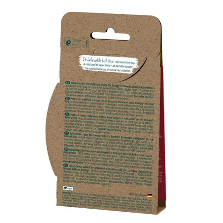 Kneipp Natural Care&amp;Color, balsam de buze colorant, roșu natural, 3,5 g