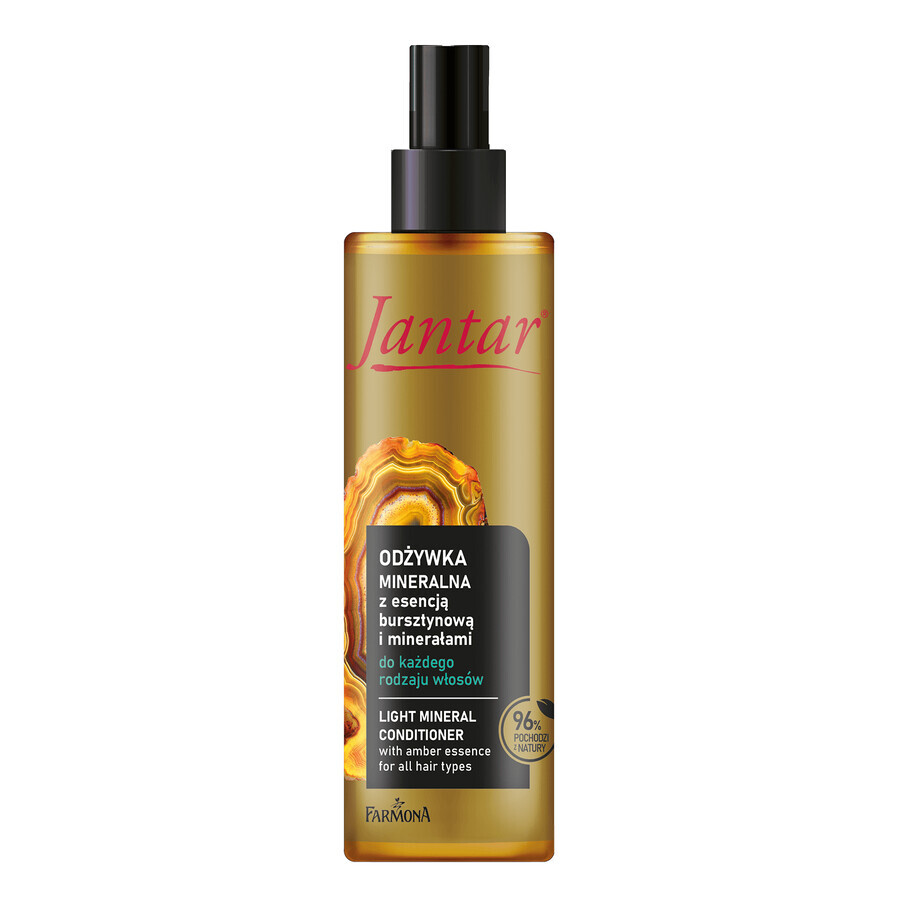 Farmona Jantar, acondicionador mineral con esencia de ámbar y minerales, todo tipo de cabello, 200 ml