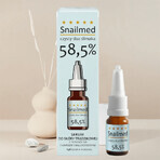 Snailmed Pure Snail Mucus 58,5%, siero normalizzante anti-acne, con totarolo e acido ialuronico, 8 ml