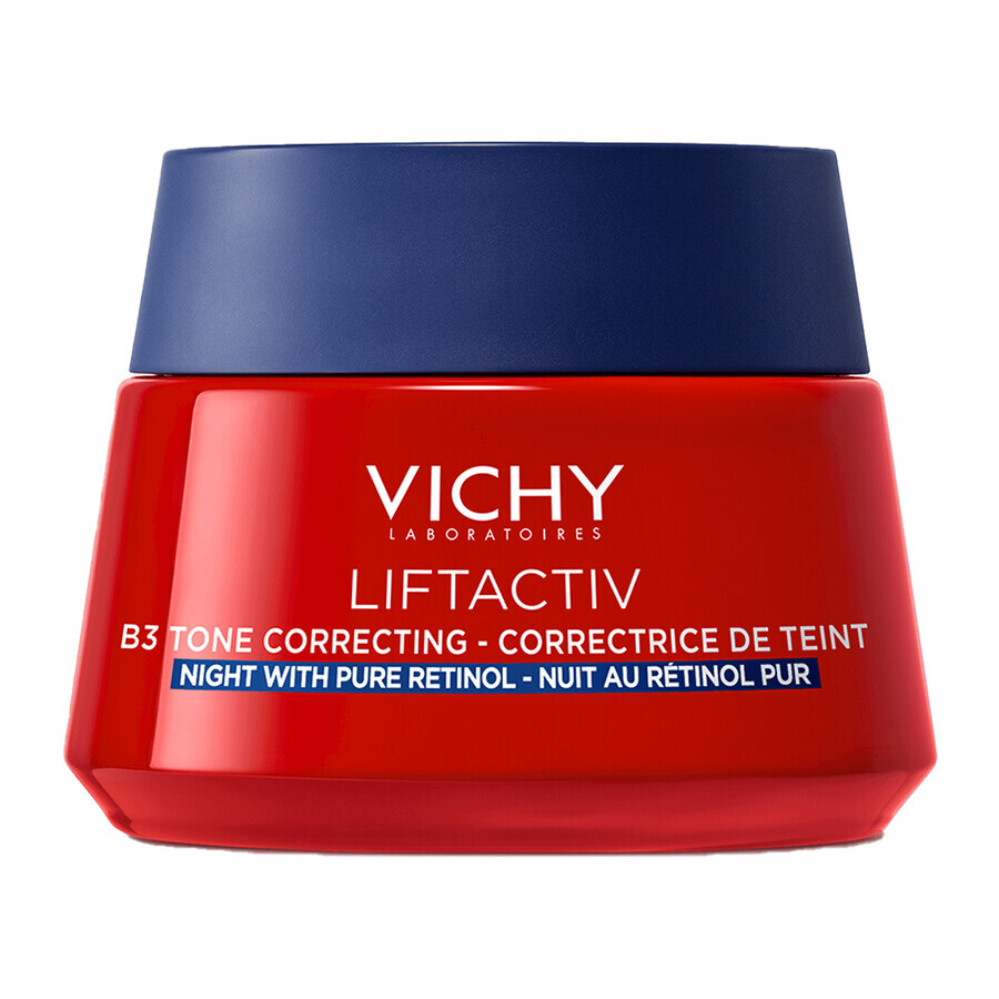 Vichy Liftactiv, crème de nuit anti-pigmentation au rétinol pur et au niacinamide, 50 ml