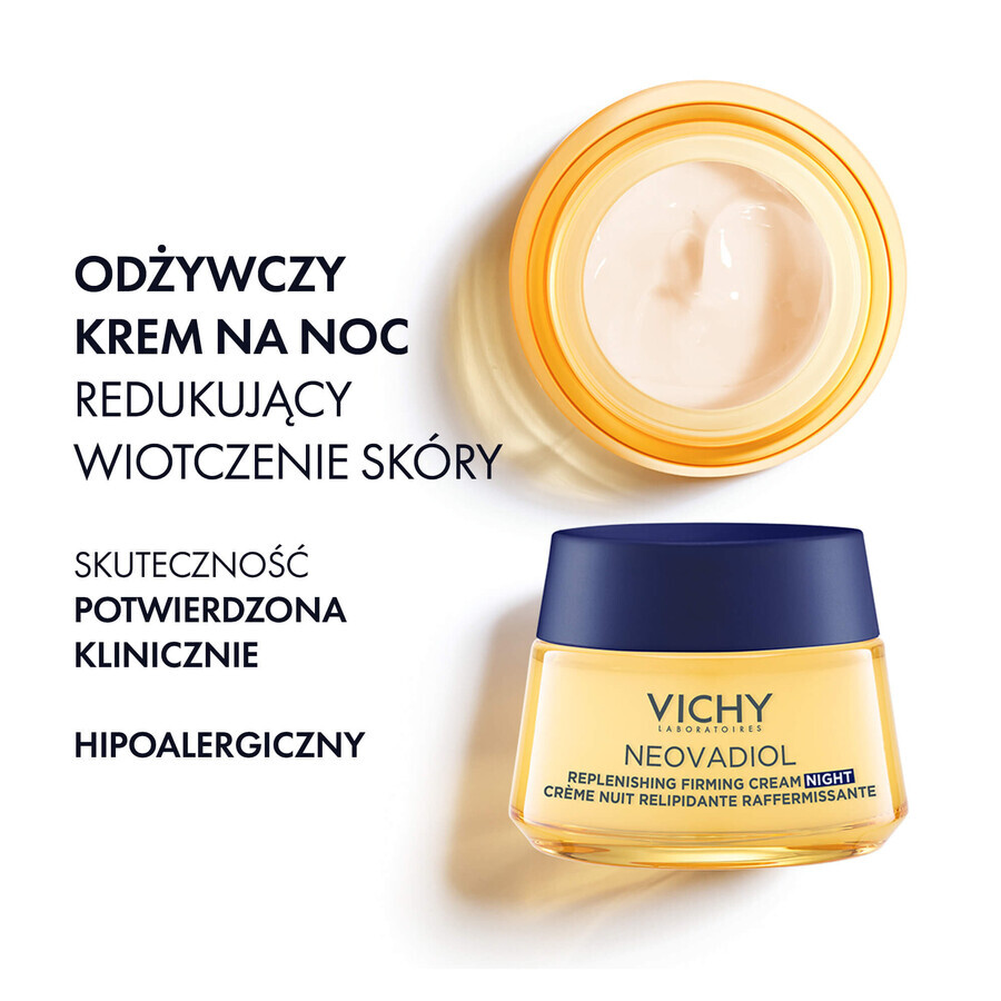 Vichy Neovadiol Post-Menopause Set, Anti-Sagging Tagescreme, 50 ml + Nachtcreme, 50 ml + Kosmetiktasche gratis