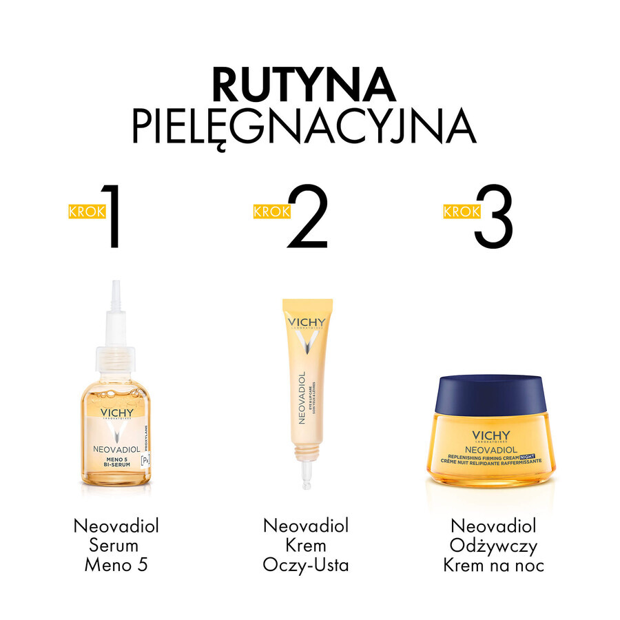 Vichy Neovadiol Post-Menopause Set, Anti-Sagging Tagescreme, 50 ml + Nachtcreme, 50 ml + Kosmetiktasche gratis